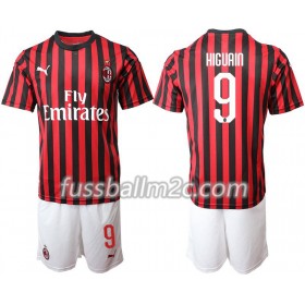 Fußballtrikots AC Mailand HIGUAIN 9 Kinder Heim Trikotsatz 2019-2020